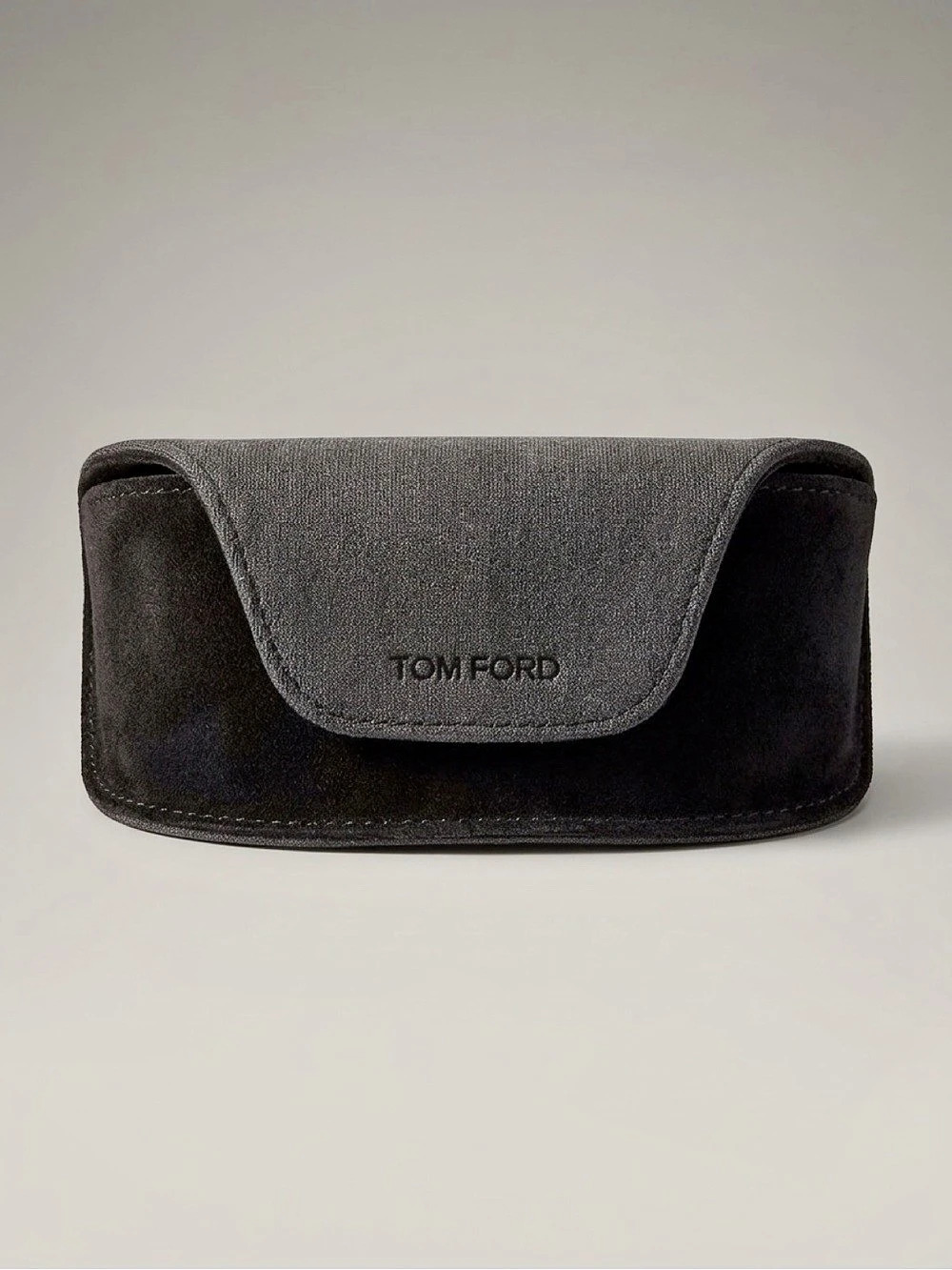 Tom Ford Velvet Soft Clamshell Sunglasses Case Brown